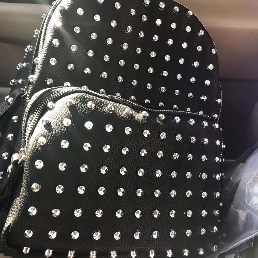 Mini studded backpack